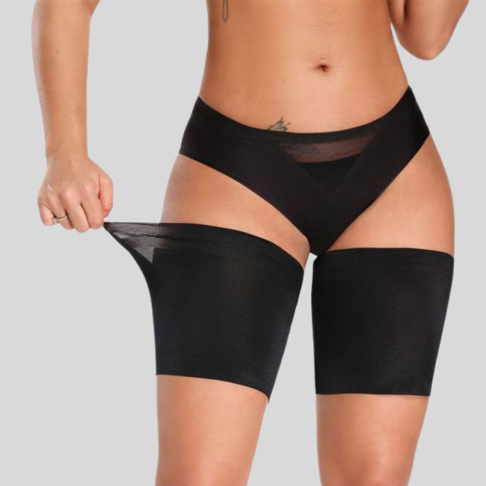 Anti-schuurbanden voor dijen Zwart / Klassiek / S (43-45cm)