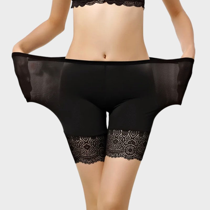 Fijne ondershort onder jurk Zwart / Één maat (60 - 95kg)