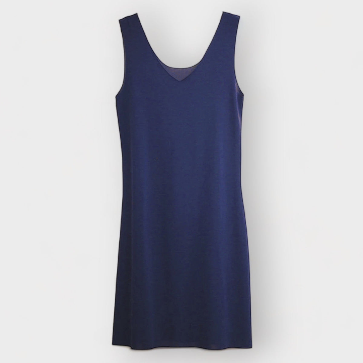 Marineblauwe onderjurk