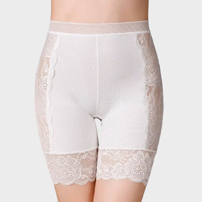 Witte ondershort onder jurk Wit / L
